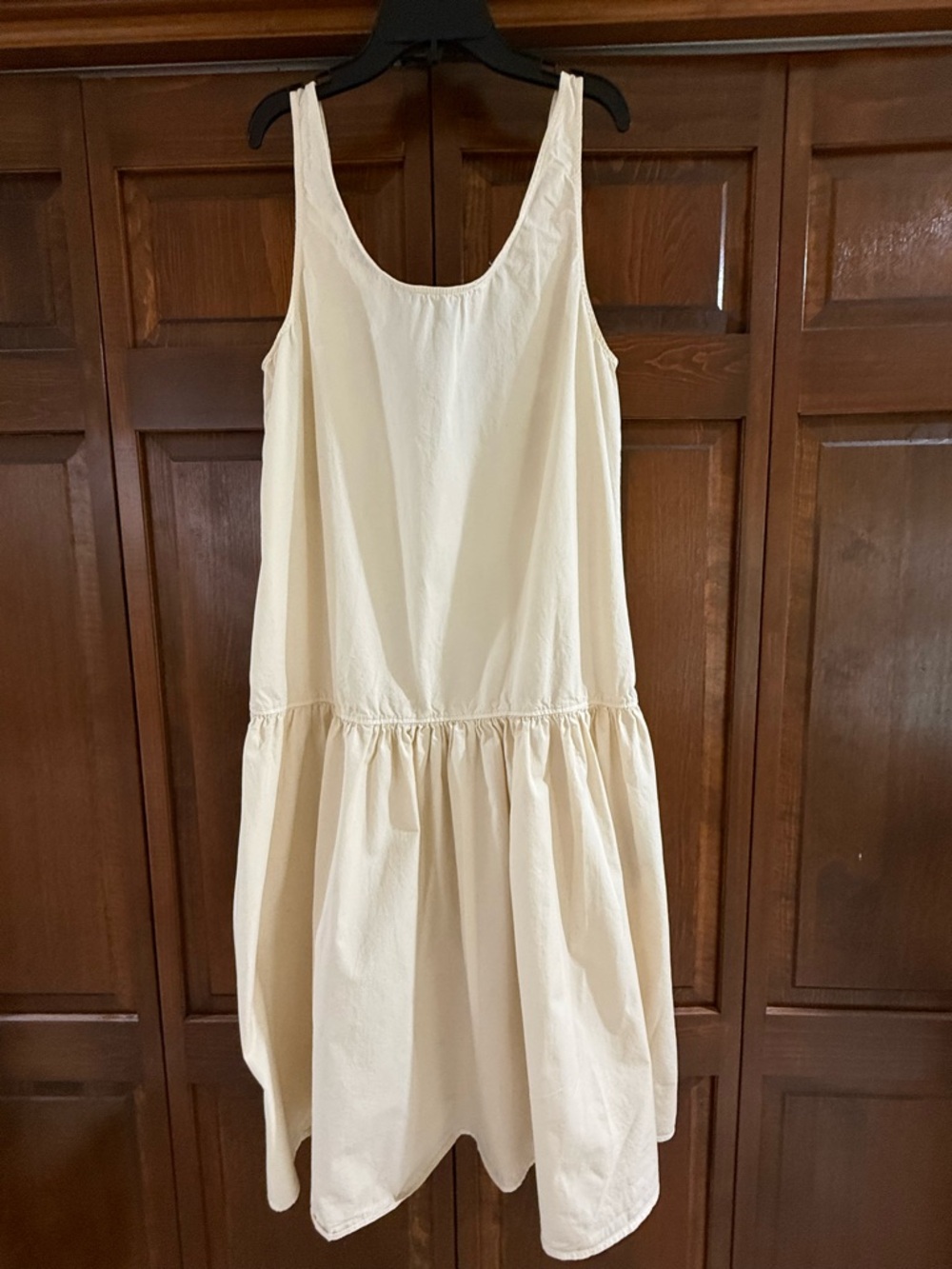 Zara Cream Sleeveless Tiered Dress